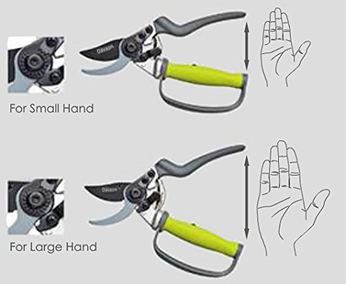 Ergonomic Garden Secateurs (Bypass Style) - Premium Pruning Shears with Auto-Rotating Handle and Finger Protection, Ideal Secateurs for Arthritic Hands, Premium SK5 Steel Garden Pruners, Davaon Pro - Image 7