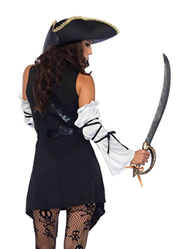 Leg Avenue Women's Black Sea Buccaneer Costume