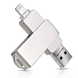 USB Flash Drive 256GB, LERROM Memory Stick External Storage Expansion 3 in 1 Encrypted OTG USB Drive USB Compatible for iPhone iPad iOS Android Laptop Computers