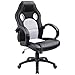 Furmax High Back Office Gaming Chair Computer Desk Chair,Ergonomic Adjustable Racing Chair,Task Swivel Executive Chair with Lumbar Support (White)