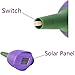 Garden Lamps,YIFAN Set of 4 Solar Power LED Tulip Flower Landscape Light Lamp for Outdoor Yard Garden Path Way Lawn - Purple