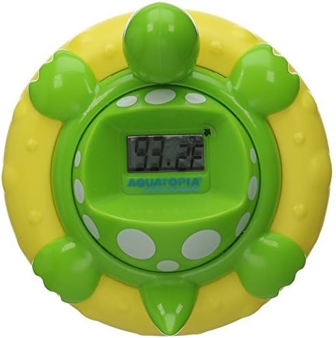 Aquatopia Deluxe Safety Bath Thermometer Alarm, Green by Aquatopia