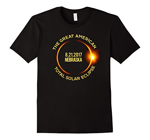 Mens total solar eclipse 2017 t-shirt nebraska, usa 8.2…