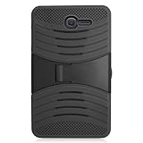 Alcatel One Touch POP 7 LTE Case ,High Impact Hybrid Drop Proof Armor Defender Full-body Protection Case Convertible Built in Stand for Alcatel Onetouch POP 7 LTE 2016 /9015W (T-Mobile) -Black