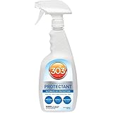 303 (30313-CSR) UV Protectant Spray for Vinyl, Plastic, Rubber, Fiberglass, Leather &amp; More – Dust and Dirt Repellant - Non-Toxic, Matte Finish, 32 Fl. oz.