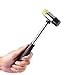 Qiilu PDR Tools Dent Ding Hammer 9 Heads Tap Down Kit Knockdown Tool Paintless Hail Removal
