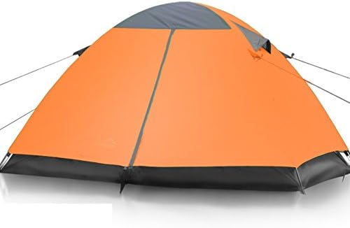 tent in the field/outdoor2 person's tent/Self-driving tour couples tents/rain glass rod/aluminum pole tent-E