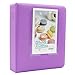 Ablus 64 Pockets Mini Photo Album for Fujifilm Instax Mini 7s 8 8+ 9 25 26 50s 70 90 Instant Camera & Name Card (Purple)