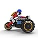 Remote Control Amphibian Stunt Vehicle, Land & Water Racing Motorcycle, Race Bike with Light