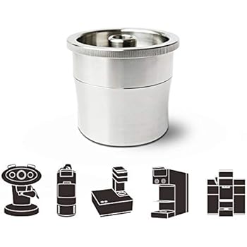 CAPSULONE 1pcs Stainless Steel Reusable capsule pod fit for illy coffee maker X Y type refillable coffee filter