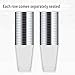 Silver Plastic Cups 14 Oz. Pack Of (60) Clear Disposable Plastic Cups - Silver Rim Cups - Fancy Hard Plastic Cups - Party Accessories - Wedding - Elegant Clear Cups- Tumblers