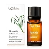 Citronella Essential Oil - 100% Pure Therapeutic Grade for Mosquito, Skin, Diffuser, Candle Making, Pets - 10ml