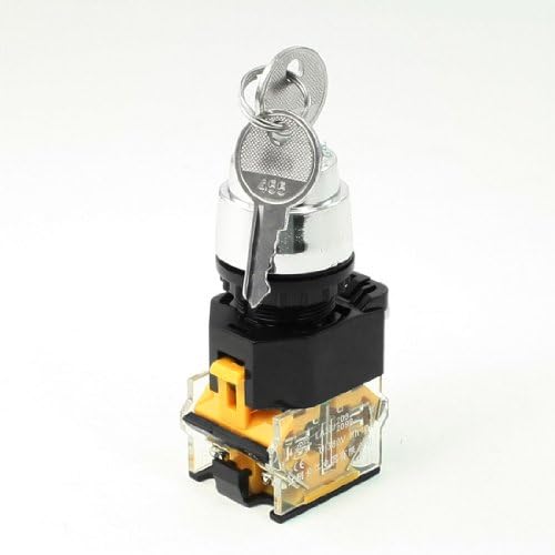 DOXO888 On/Off/On Three 3 Position Rotary Selector Key Lock Switch 10A 380V AC (47e12e73-a222-11e9-8d7c-4cedfbbbda4e)