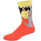 Hot Sox Mens Artist Series Lautrec Sock