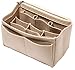 HEALTHLOVE Felt Purse Organizer Insert Bag organizer for Handbag Choice 3 Size (Small, Camel)
