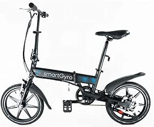 SmartGyro Ebike Black - Bicicleta Eléctrica, Ruedas de 16 ...