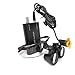 OUBO Brand 3W Surgical LED Headlight w/Filter with 3.5X Binocular Loupes Magnifier Black