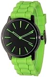 New Geneva Lime w/ Black Silicone Watch