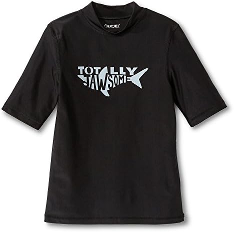 Cherokee Boy's Rashguard Swim Shirt (X-Small (4/5), Jawsome Shark)