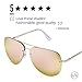Quay Australia MUSE Women's Sunglasses Aviator w/ Mirrored Lenses - Gold/Pink