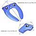 Portable Potty Seat for Toddler Travel, Folding Large Non-Slip Silicone Pads Travel Potty Seat for Toddler, Recyclable Toilet Training Seat Cover with Carry Bag (Blue, 01)