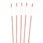 Driveway Markers, Snow Stakes, Plow Stakes, Orange Reflective Fiberglass (20, 5/16" x 48")