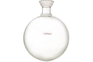 Glassware Labware 1000ml S35 Spherical Joint Glass Flask 1L 35/20 Ball Socket Vessel