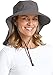 Coolibar UPF 50+ Women's Men's Stevie Ultra Sun Hat - Sun Protective (One Size- Carbon)