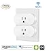 Wifi Smart Plug,Loneyshow Mini Smart Socket Work with Alexa/Echo dot Voice Control Timing Function Energy Monitoring No Hub Required Control Your Home from Anywhere for iOS Android Tablets(2 pack)