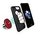 TechMatte MagGrip Air Vent Magnetic Universal Car Mount Holder for Smartphones Including iPhone X, 8, 7, 6, 6S, Galaxy S8, S7, S7 Edge - Red