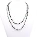 Qitian 6mm India Agate Beads Necklace Women Handmade Long Necklace Stone Beads Necklaces 47''