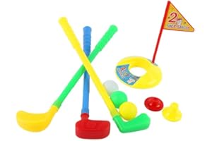 Drfeify Golf Set for Children Kit of Professional Interior Toys for Parents for Parents Interaction Plastic Toddler Golf Set