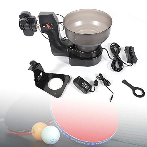 Table Tennis Robot HP-07 Ping Pong Robot Ball Machine Automatic Tennis-Ball-Machine w/36 Different Spin Balls for Training