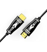 HDMI Glasfaser Kabel 10m unterstützt 4K60 4:4:4 Chroma, eARC, 18G/BPS HDR Dolby Vision und Atmos,...