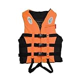 Mounchain Life Vest Jacket Water Sports for Unisex Adults Children PDF Orange M