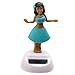 Solar Powered Dancing Hula Girl with Blue Skirt