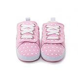 Itaar Baby Girls Sneakers Non-Slip Rubber Sole Infant Toddler Walking Shoes Pink