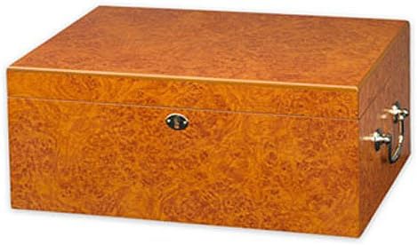 The Tuscany 75-100 Cigar Humidor Burl
