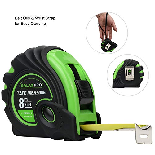 image for Tape Measure, GALAX PRO 25Ft Tape Measure - Robust Large Measuring Tap