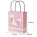 KSM UP Unicorn Gift Bags Paper Treat Bags Party Favor Bags Handles Birthday Party Supplies Pack of 10