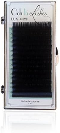 Eyelash Extensions Individual Loose Signature Mink Eyelash 16 Rows Size C Thickness .20 10mm Per Tray