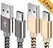 OTISA USB C Cable, 2Pack 6ft USB Type C Cable Fast Charging Charger Cord Long Android Nylon Charge Cable for Galaxy S9 S8 Note 9 8 Pixel Nintendo Switch Huawei Mate P9 P10 Honor LG BLU Moto Gold Grey