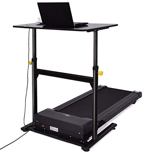 Goplus Treadmill Desk Standing Walking Treadmill Electric Machine W