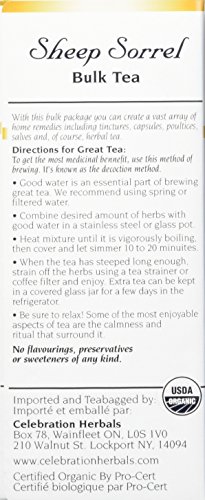 CELEBRATION HERBALS Sheep Sorrel Herb Organic 40 gm, 0.02 Pound