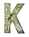 Paper Mache Letter - K - 8 x 5.5 x 1 inches