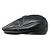TangTown Lambskin Leather Unisex Flat Cap Newsboy Driving Cabbie Ivy Flat Cap (XL)
