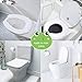 Portable Potty Seat for Toddler Travel - Foldable Non-Slip Potty Training Toilet Seat Cover for Boys Girls, Baby Kids wit