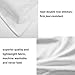 Edilly 3 Piece Duvet Cover Set Queen Size,100% Premium Washed Cotton Duvet Cover White,Ultra Soft and Easy Care,Simple Style Bedding Set