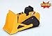 CAT Mini Machine Caterpillar Construction Toy Truck Mini Machine Set of 4, Dump Truck, Bulldozer, Wheel Loader and Excavator Free-Wheeling Vehicle Sand Box Toy Children Cake Toppers Party Favors