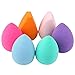 Makeup Sponges, ESARORA 6 Pieces (3+3) Foundation Blending Sponges Flawless Makeup Blender for Liquid Creams and Powders - Multi Color and Saving Money Makeup Sponges